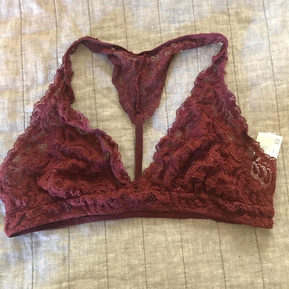 Forever 21 Maroon lace Bralette